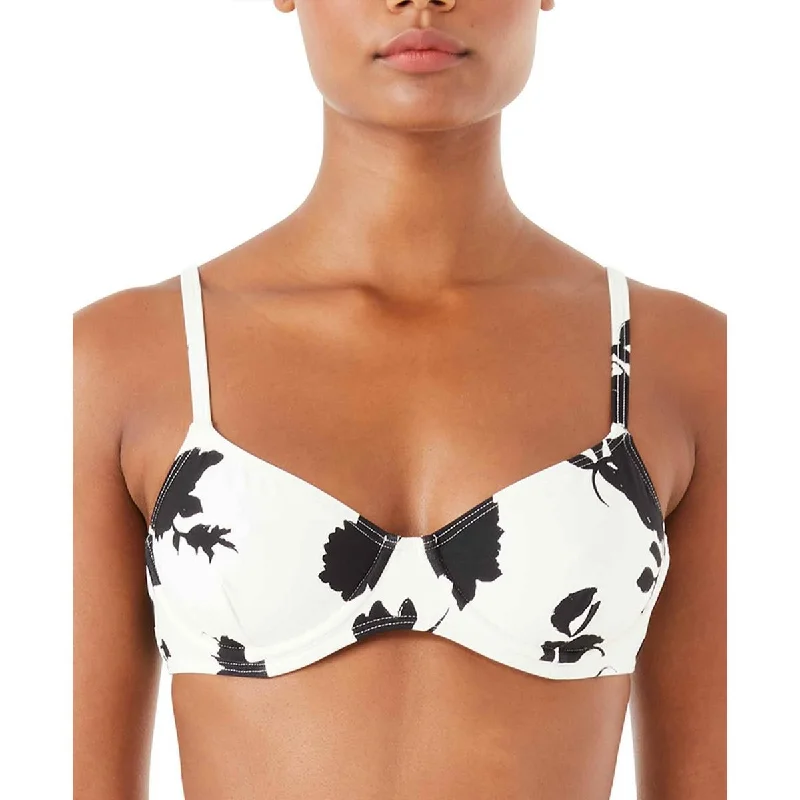 Kate Spade New York Womens Underwire Printed Bikini Swim top Elegant Swim Dress