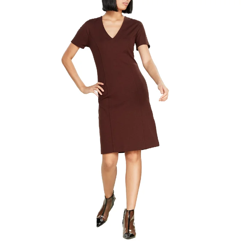 Ottod'Ame Women's Cocoa Sheath Mini Dress