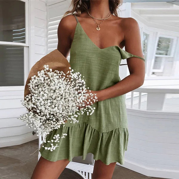 Army Green Strap Ruffles Casual Holiday Sexy White Midi Dresses Comfortable Casual Midi Dress Army Green Strap Ruffles Casual Holiday Sexy White Midi Dresses Comfortable Casual Midi Dress
