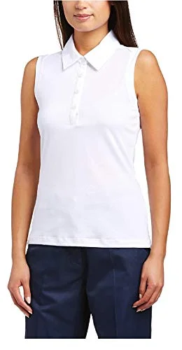 Ashworth Women's Polo Shirt Trendy Floral Short Sleeve