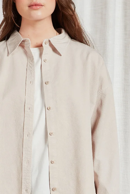 Cary Shirt Classic Cropped Short Sleeve