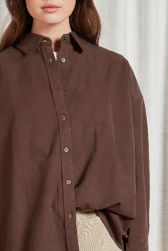 Cary Shirt Comfortable Loose Short Sleeve