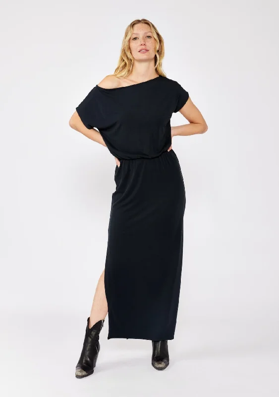 Dusk Haven Off Shoulder Maxi Dress