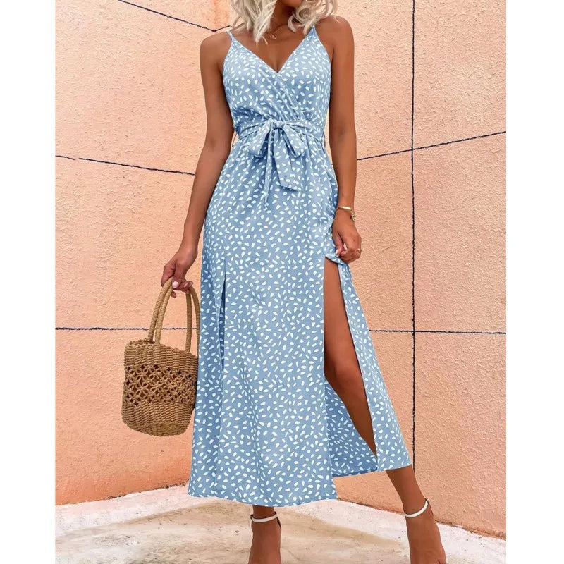 Floral Backless Bandage Beach Elegant Black Sleeveless Midi Dresses Elegant Maxi-Midi Hybrid Dress Floral Backless Bandage Beach Elegant Black Sleeveless Midi Dresses Elegant Maxi-Midi Hybrid Dress