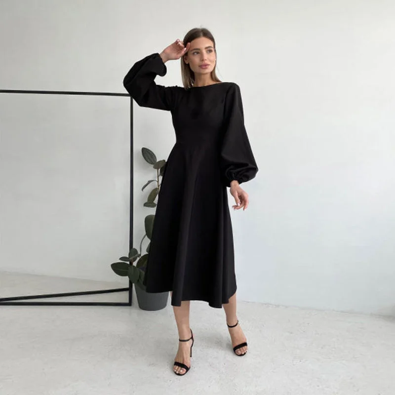 Grace Backless Midi Dress Elegant Sleeveless Midi Dress