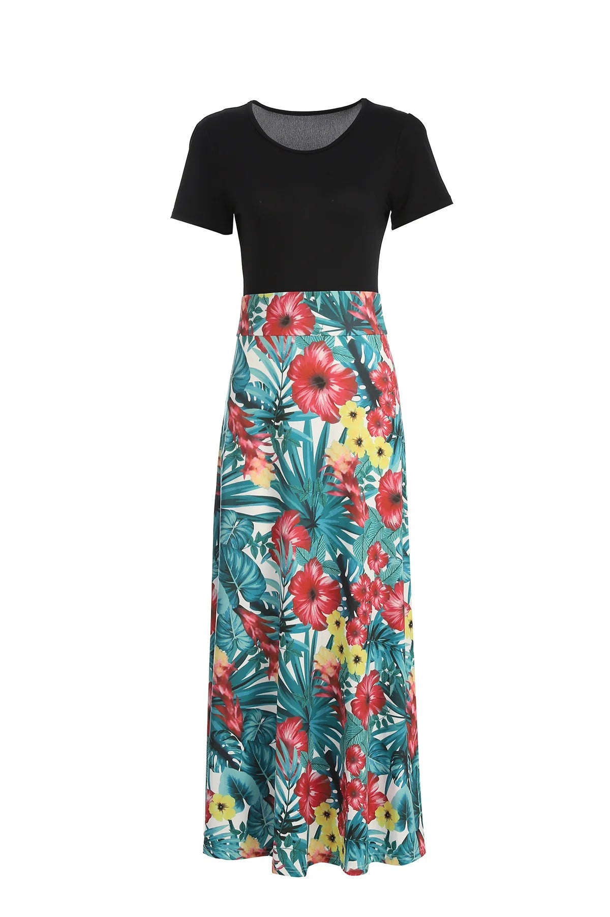 High Fashionable Flower Color Blocking Elegant Comfortable Midi Dresses Fashionable Shift Midi Dress High Fashionable Flower Color Blocking Elegant Comfortable Midi Dresses Fashionable Shift Midi Dress