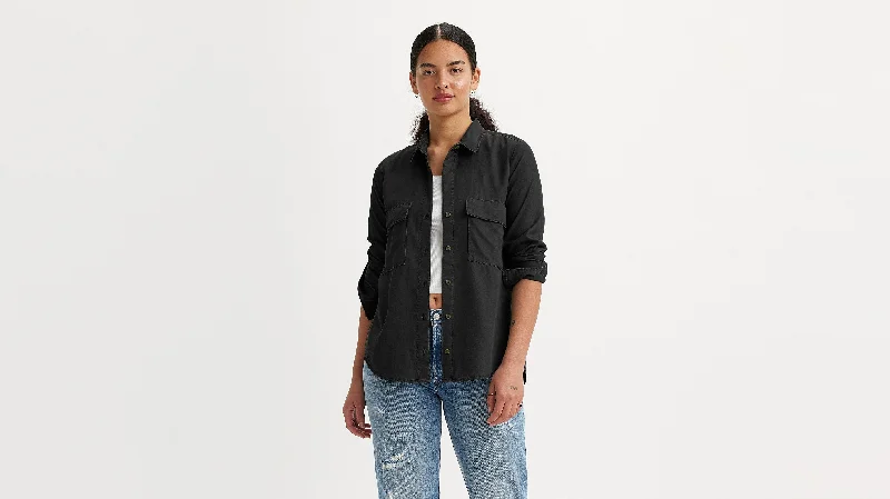 Levi's® Women's Doreen Utility Shirt Casual Button-Down Short Shirt