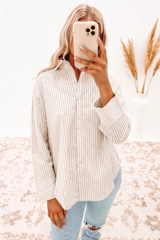 Milo Shirt Beige Stylish Printed Short Shirt