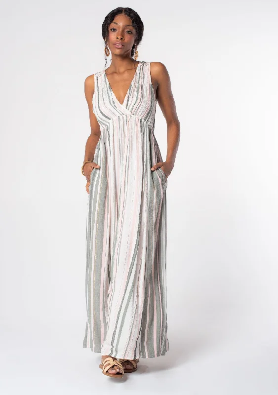 Shine On Striped Maxi Dress