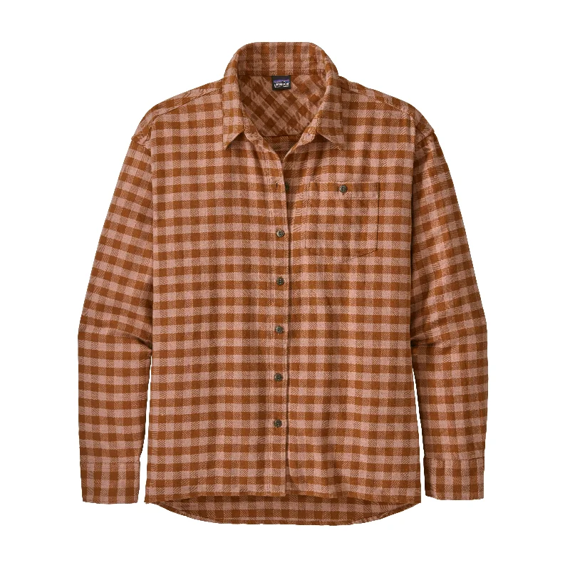 W's Driving Song Flannel Shirt Casual Cotton Short Shirt