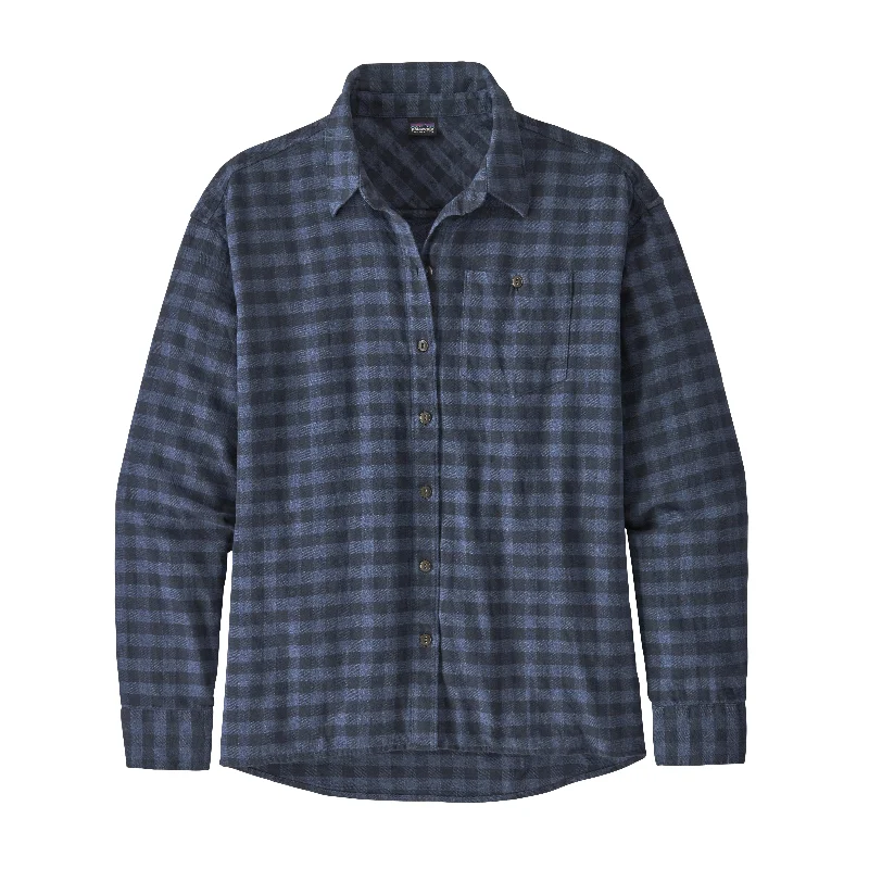 W's Driving Song Flannel Shirt Stylish Short Sleeve Top