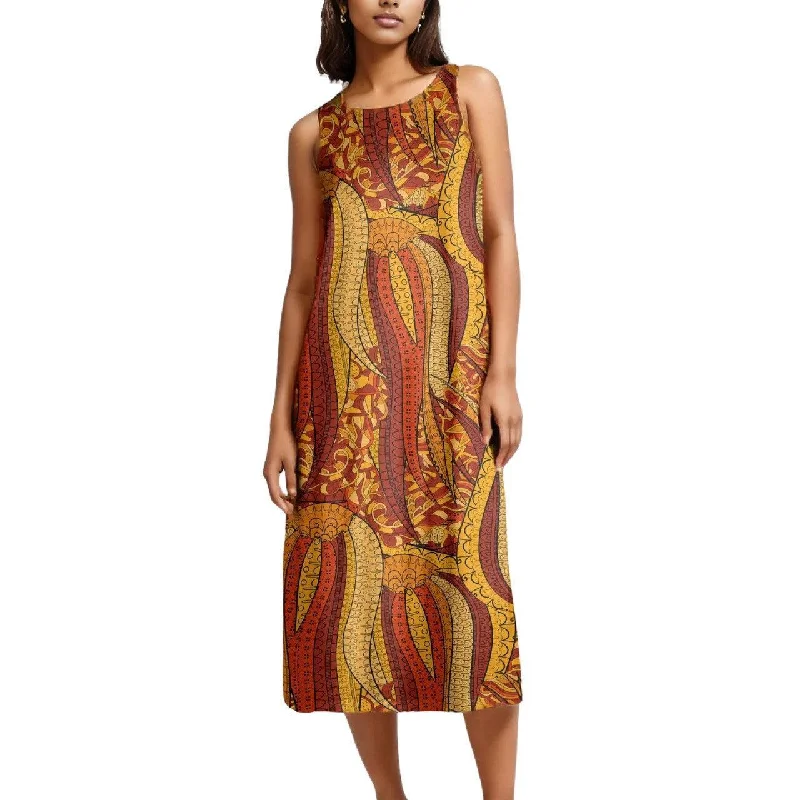Ame Sleeveless Maxi Dress Stylish Boho Maxi Dress