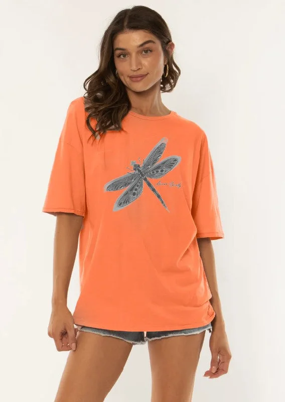 Amuse Society Dragonfly Boyfriend Tee - Sum24