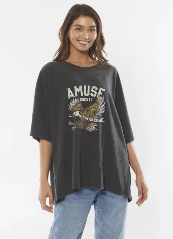 Amuse Society Wild And Free Tee - Sum24 Chenille Brocade Lace