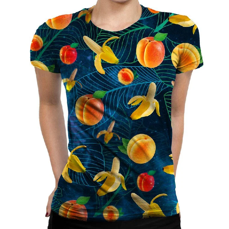 Banana and Peaches Womens T-Shirt