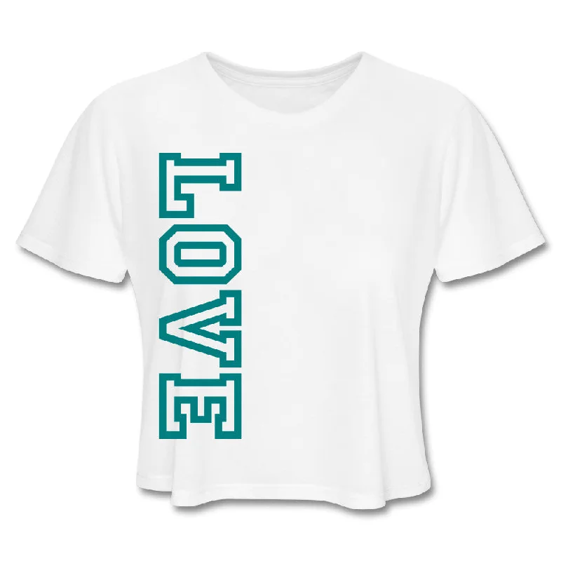 Baydify Love Tee Terry Blend Velvet Blend Canvas Blend