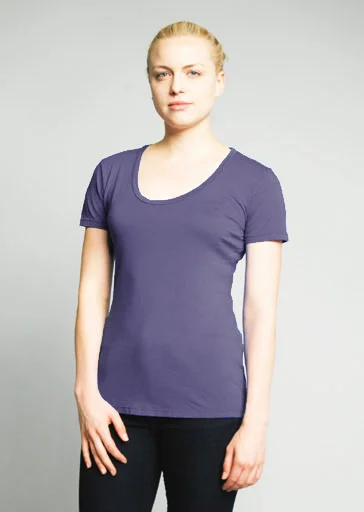 Brooklyn Denim Co. Organic Cotton Swoop Neck Tee