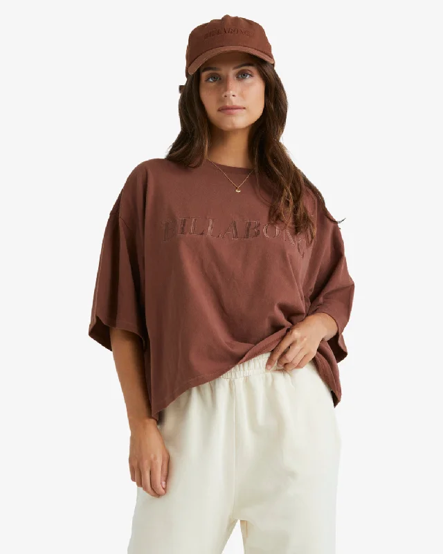 Billabong Womens Baseline Tee - Win24 Lace Blend Ribbed Blend Corduroy Blend