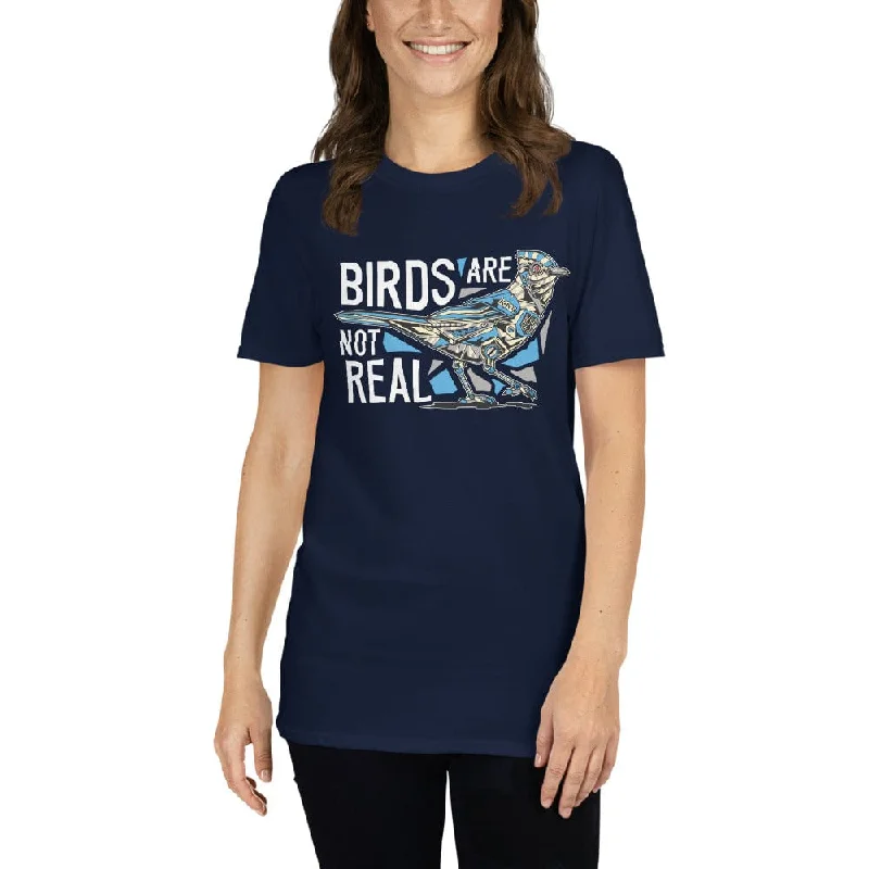 Birds are not real - Premium T-Shirt Rayon Velvet Corduroy
