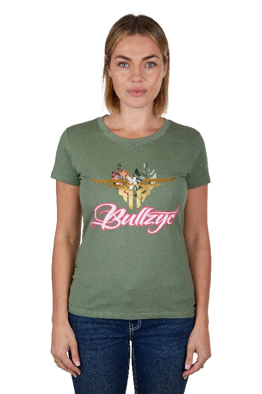Bullzye Tee Womens Foliage Moss Wool Fabric Cashmere Fabric Tweed Fabric