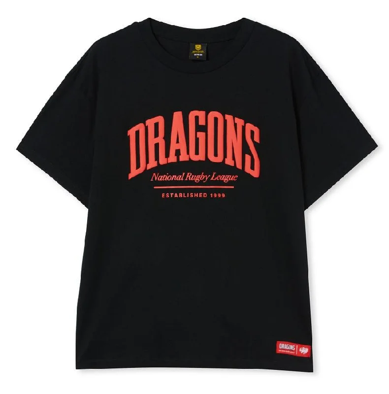 Dragons Cotton On Women's College Tee Graphic Embroidered Appliqued