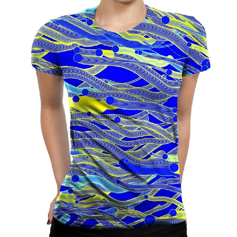 Forever Tubing Womens T-Shirt Notch Collar Peter Pan Collar Cowl Neck