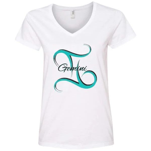 Gemini Zodiac T-Shirt - Streetwear Style Welt Pockets Slit Pockets