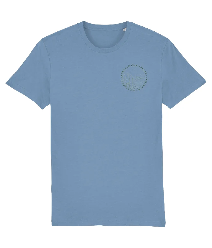 Heather Blue Emerald Isle Apparel Logo Unisex T-Shirt Cashmere Blend Cotton Blend Poly Blend Heather Blue Emerald Isle Apparel Logo Unisex T-Shirt Cashmere Blend Cotton Blend Poly Blend