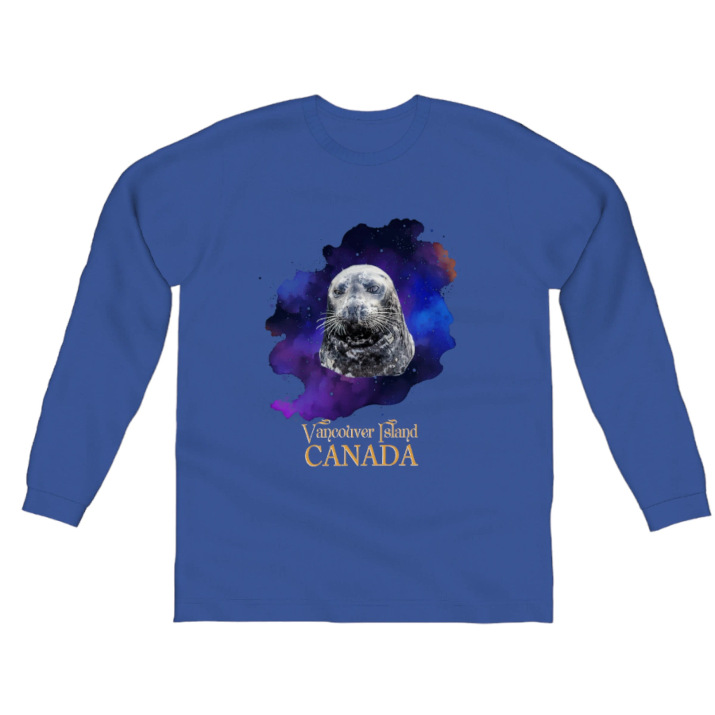 I Love Lucy Vancouver Island Canada Comfort Long Sleeve Unisex T-shirt Chenille Blend Fleece Blend Nylon Blend