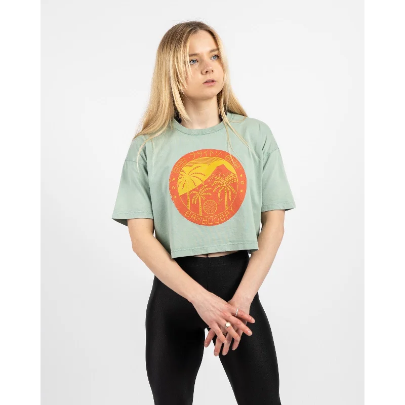 Japanese Stamp Cropped Tee