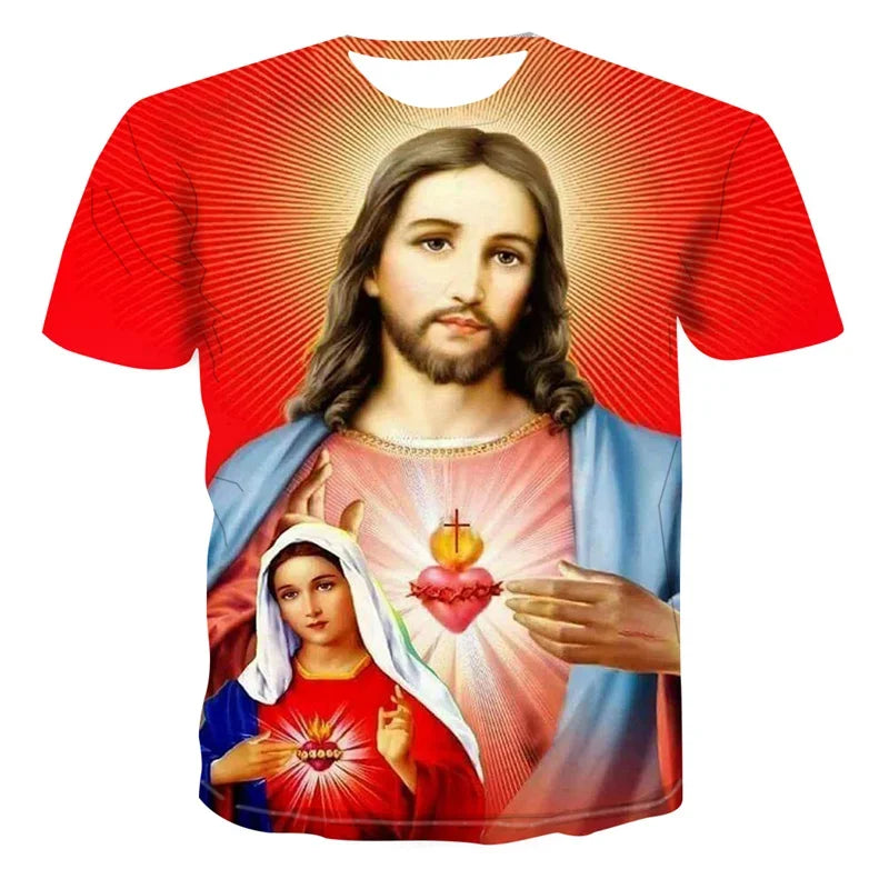 Jesus 3D Print T-Shirt