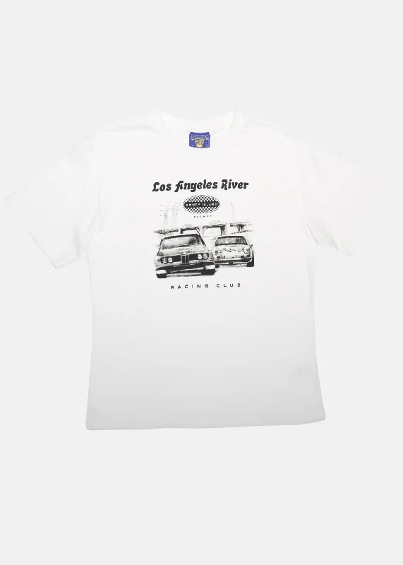 LA River Racing Club Short Sleeve Boyfriend Tee Machine Wash Dry Clean Hand Wash