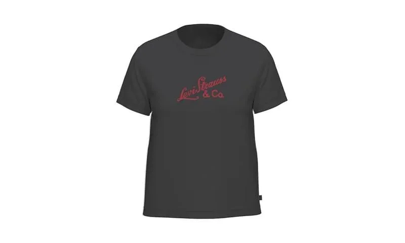 Levi Tee Womens Graphic Iconic Archival Script