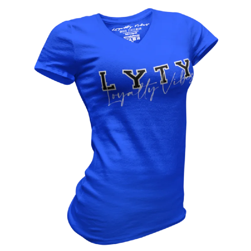 LYTY V-Neck Tee Zippered Front Buttoned Front Snap Front