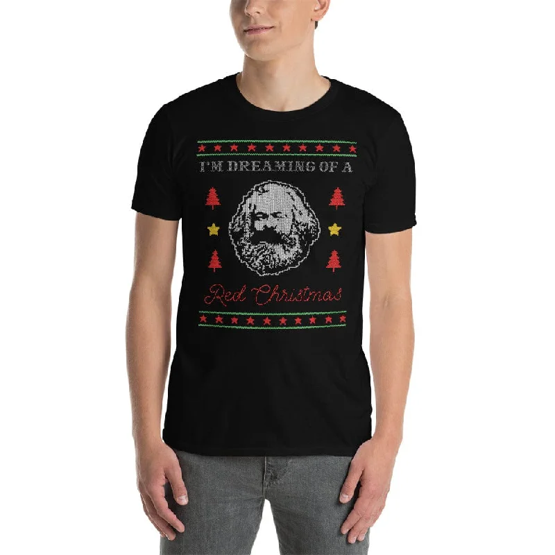 Marx: I’m dreaming of a red Christmas - Premium T-Shirt Zippered Front Buttoned Front Snap Front
