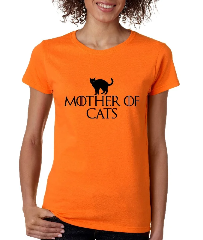 Mother of cats womens t-shirt