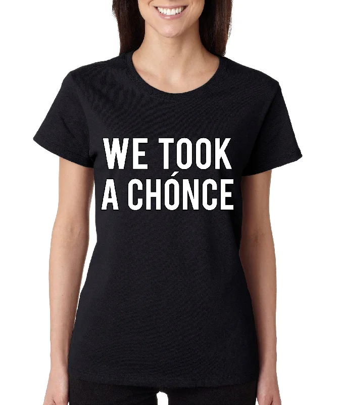 One Direction Niall Horan We took a chonce Women's T-shirt