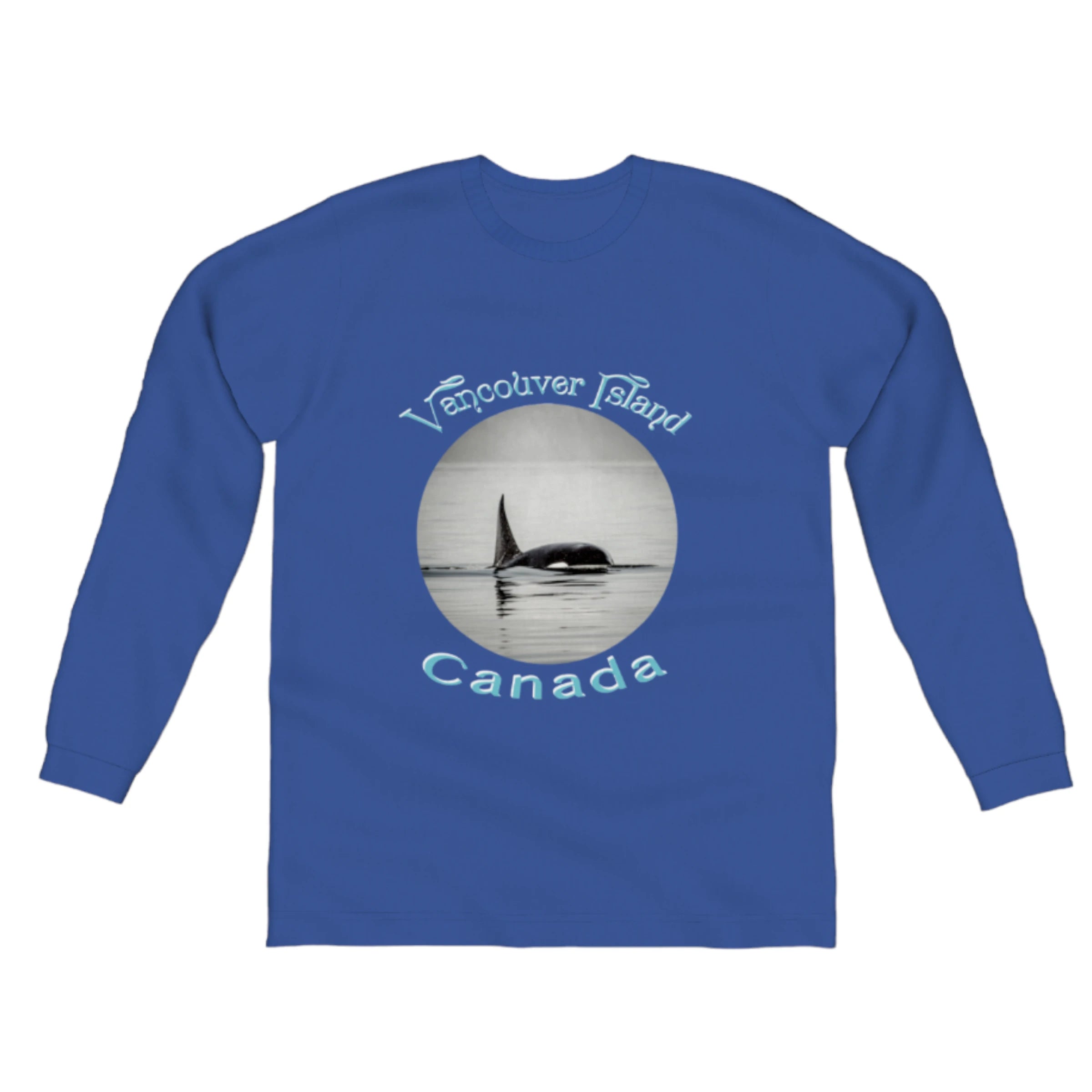 Orca Spray Vancouver Island Canada Comfort Long Sleeve Unisex T-shirt Mesh Blend Leather Blend Suede Blend Orca Spray Vancouver Island Canada Comfort Long Sleeve Unisex T-shirt Mesh Blend Leather Blend Suede Blend
