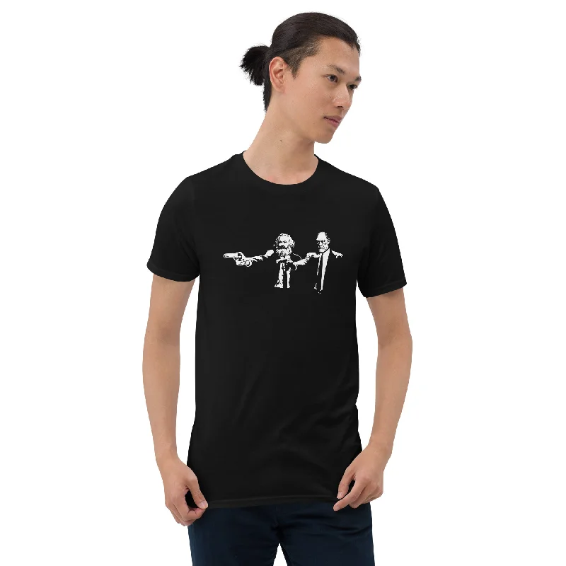 Philo Fiction - Marx & Freud - Premium T-Shirt Fashionable Trendy Casual