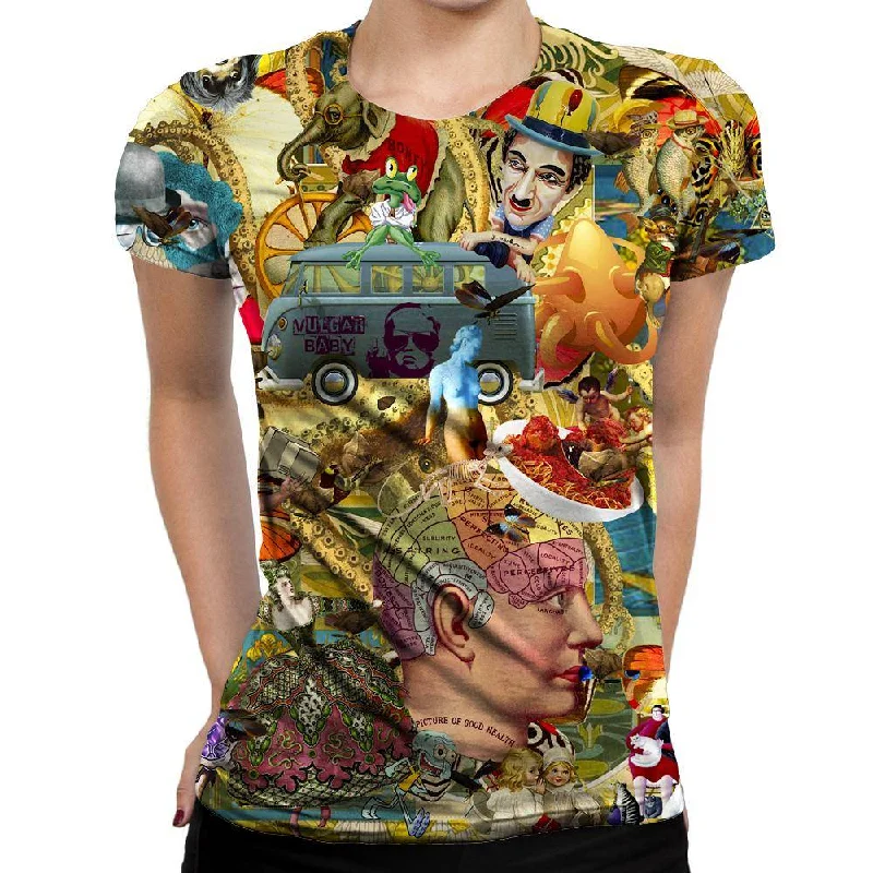 Picture Of Good Health Womens T-Shirt Spandex Blend Rayon Blend Denim Blend