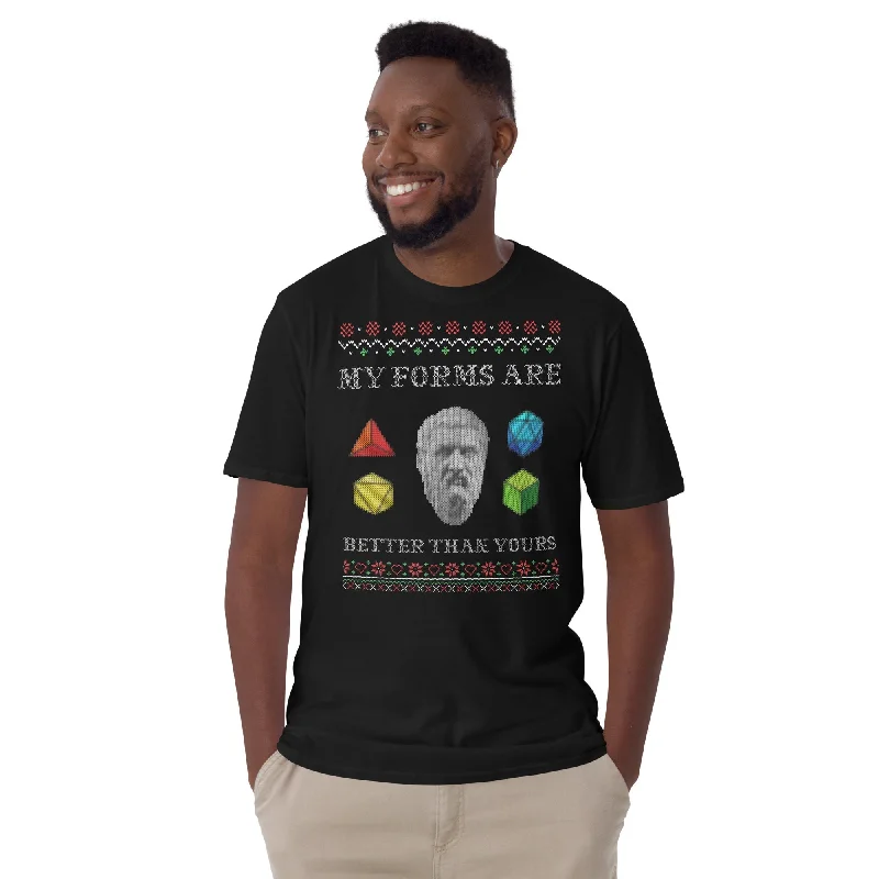 Plato - My forms are better than yours - Premium T-Shirt Handmade Hand-knitted Hand-woven Plato - My forms are better than yours - Premium T-Shirt Handmade Hand-knitted Hand-woven