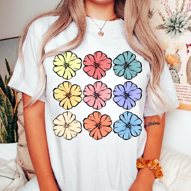 Rainbow Hibiscus Hawaiian Beach Tee - Hawaiian Floral Tee - Trendy Oversized Beach Tee - Comfort Colors Beach Tee - Unisex Oversized Tee Welt Pockets Slit Pockets Flap Pockets Rainbow Hibiscus Hawaiian Beach Tee - Hawaiian Floral Tee - Trendy Oversized Beach Tee - Comfort Colors Beach Tee - Unisex Oversized Tee Welt Pockets Slit Pockets Flap Pockets