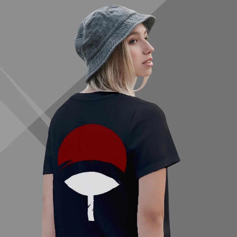 Sarada Anime Printed Women's Black T-Shirt - Must Have Anime T-Shirt Spandex Blend Rayon Blend Denim Blend