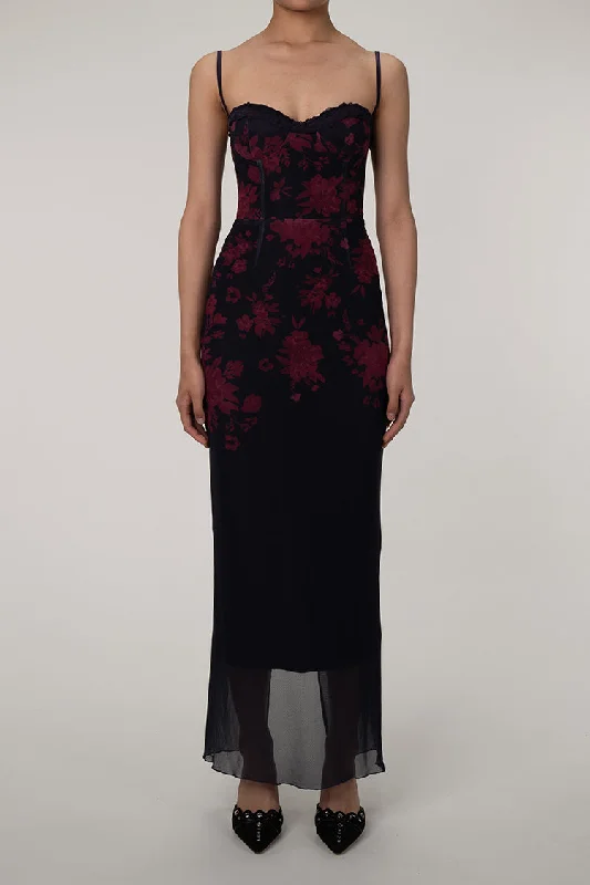 Sexy Sweetheart Bodycon Lace Mesh Sleeveless Printed Maxi Dress - Floral Stylish Pleated A-Line Maxi Dress Sexy Sweetheart Bodycon Lace Mesh Sleeveless Printed Maxi Dress - Floral Stylish Pleated A-Line Maxi Dress
