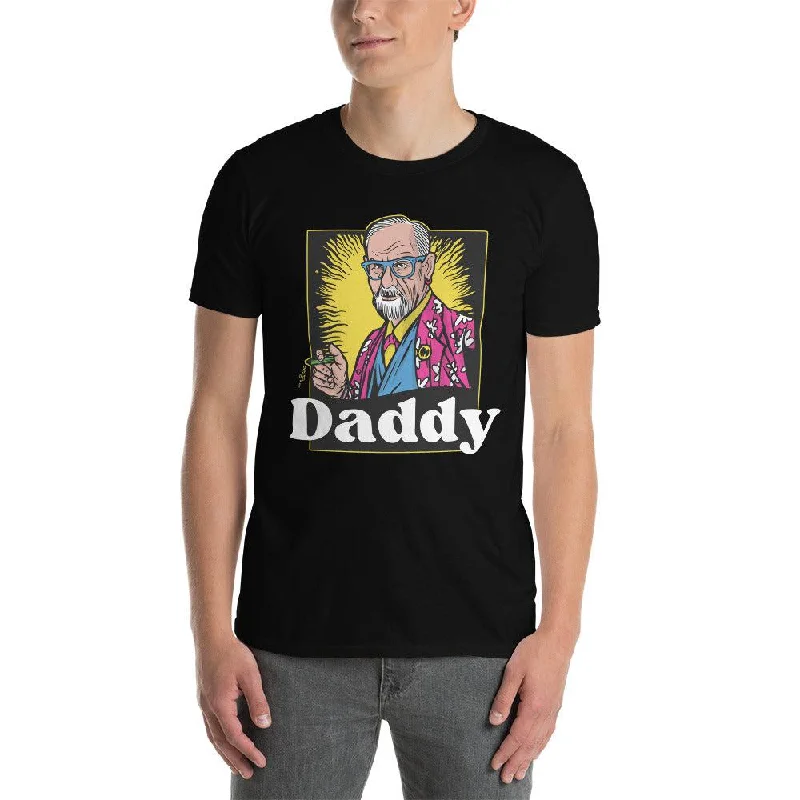 Sigmund Freud - Daddy - Premium T-Shirt Graphic T-Shirt Round Neck Polyester