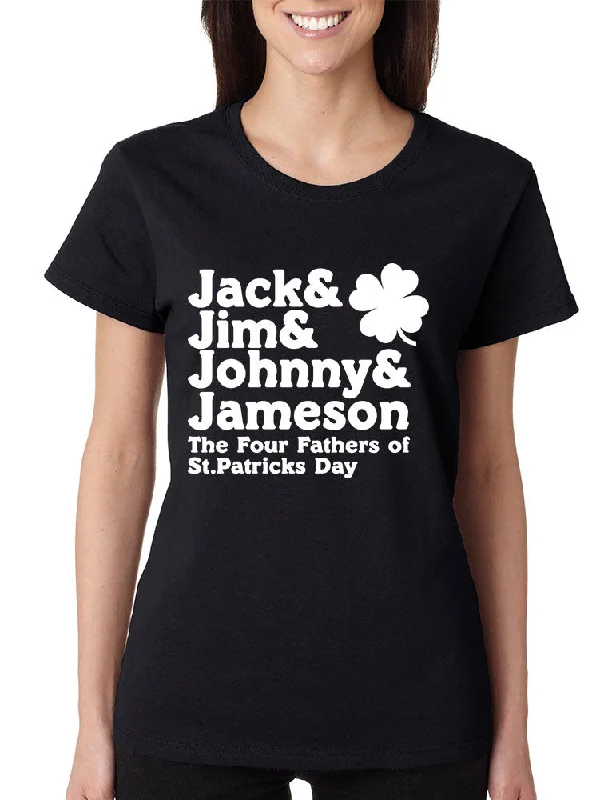 The four fathers of st patricks day women T-shirt