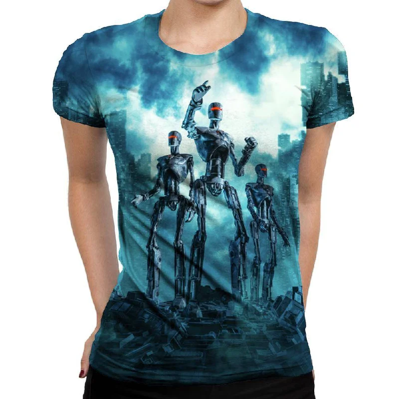The Patrol Womens T-Shirt Graphic T-Shirt Round Neck Polyester