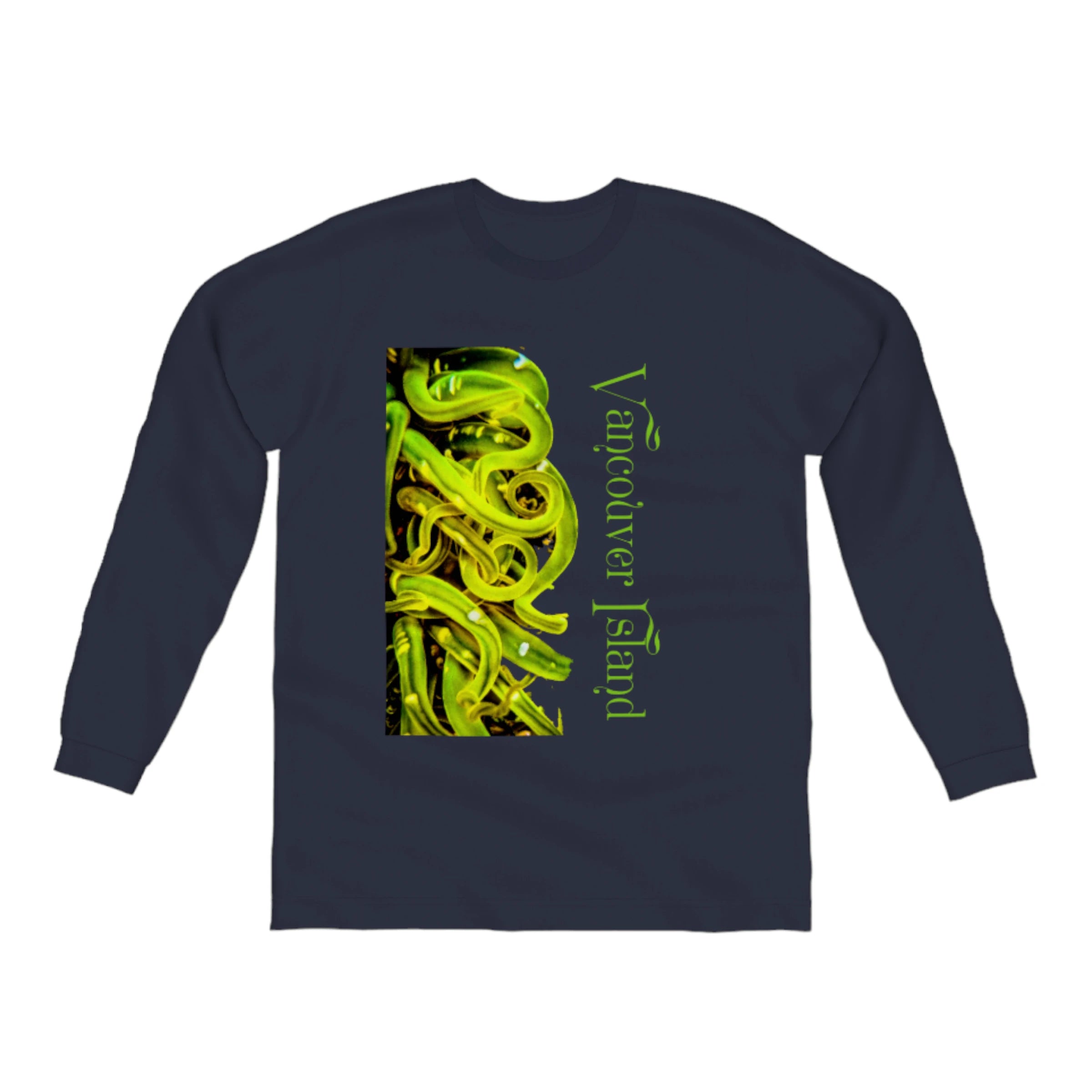 Vancouver Island Sea Anemone Comfort Long Sleeve Unisex T-Shirt Chenille Fabric Brocade Fabric Lace Fabric Vancouver Island Sea Anemone Comfort Long Sleeve Unisex T-Shirt Chenille Fabric Brocade Fabric Lace Fabric
