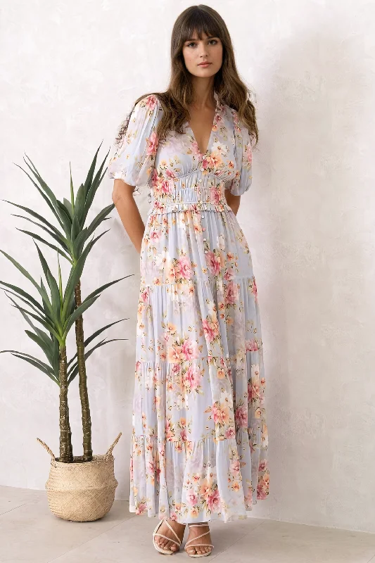 VIVA MAXI DRESS Stylish V-Neck Maxi Dress