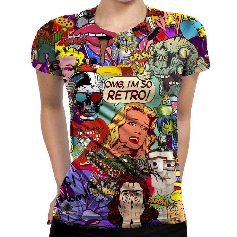 Who In The Hell Is Archie Womens T-Shirt Lace Blend Ribbed Blend Corduroy Blend